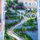 staircase bougainvillea sunset tow
