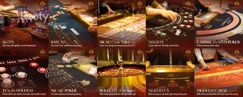games at Corona Resort Casino Vietnam