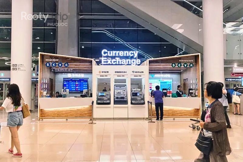 airport and hotel counters