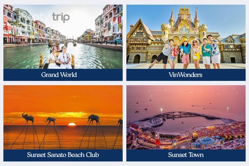 Phu Quoc has many fun entertainment zones