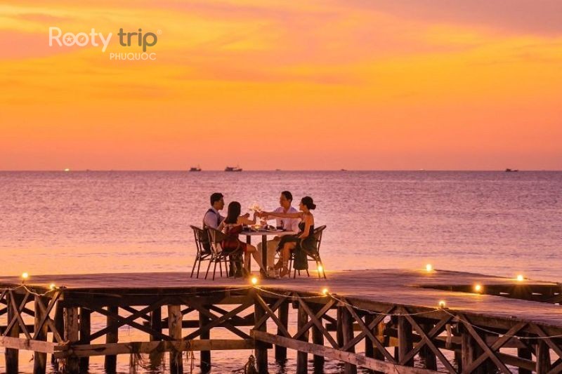 truong beach – kiss bridge views, cocktails, and horizon lines