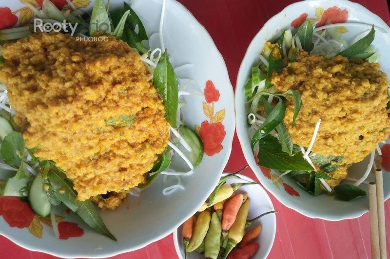 authentic Phu Quoc Bun Ken recipe