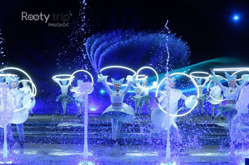 phu quoc night show kiss of the sea