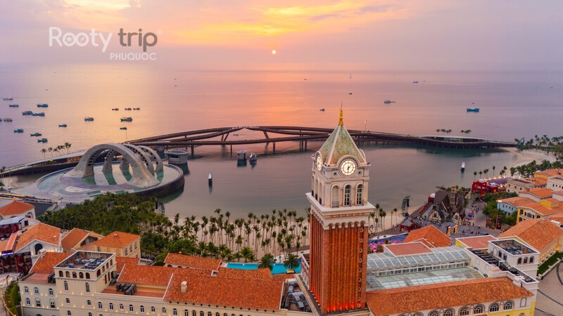 clock tower aerial